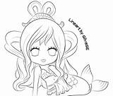 Chibi Anime Shirahoshi Princess Lineart Friends Deviantart Hugging Coloring Pages Template sketch template