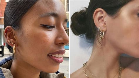 the coolest types of ear piercings to try in 2023 glamour