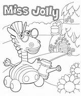 Jungle Junction Jolly Coloring Miss Netart sketch template