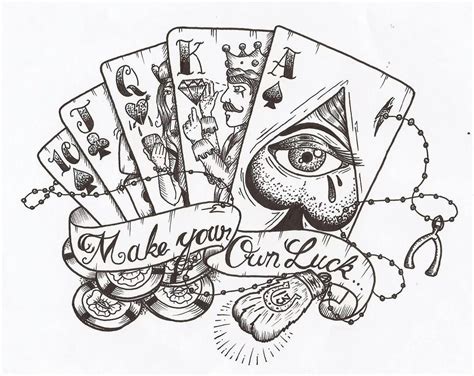 pin  wiley boen  nado poprobovat playing card tattoos card