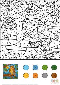 printable colouring  numbers