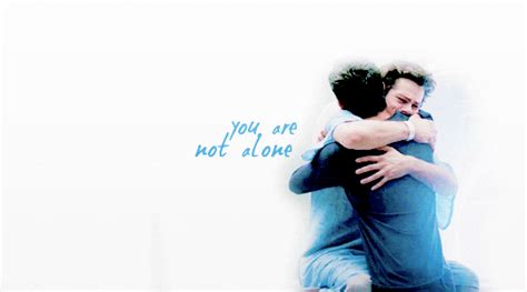 scott and stiles hug s find and share on giphy