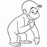 Curious George Coloring Pages Printable Kids Baby Sheets Little Monkey Book Painting Party Zoom Ones Colouring Color Template Noggin Halloween sketch template