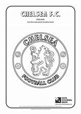 Chelsea Coloring Pages Logo Logos Cool Soccer Football Clubs Fc Color Printable Psg Club Team Premier League England Others Template sketch template
