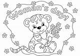 Coloring Pages International Womens Printable Women Night Drawing Kids Happy Color Sheets Print Scribblefun Starry Printables Cards March Colorings Getdrawings sketch template