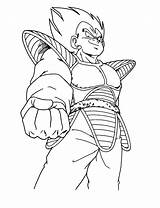 Dragon Ball Coloring Pages Vegeta sketch template