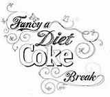 Coke Diet sketch template