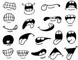 Cartoon Drawing Lips Draw Mouths Getdrawings sketch template