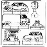 Knutselen Kijkdoos Verkeer Basteln Kreativitet Malvorlagen Manuali Marionetas Verkehr Diorama Traffic Kijkdozen Traffico Scatola Kreativ sketch template