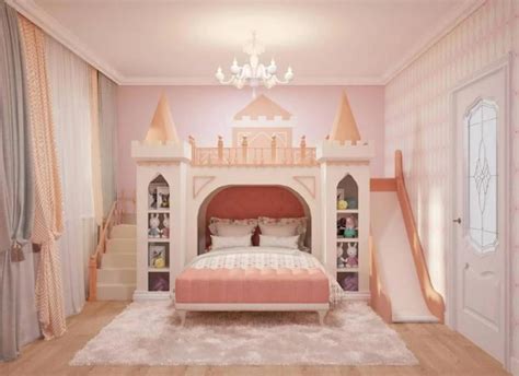 unique luxury princess castle modern full bed furniture kids bed