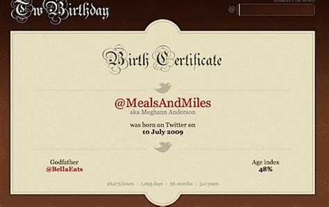 site tool     twitter account birthday      twitter er