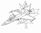 F18 sketch template