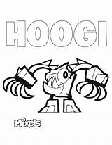 Coloring Hoogi Mixels Mixel Lego Series Pages Print Footi Tribe Pdf sketch template