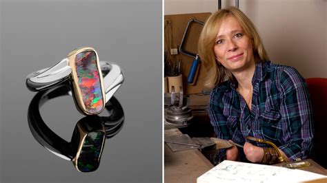 Rare Gem This Woman Crafts Artistic Jewelry Without Fingers