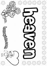Heaven Coloring Pages Designlooter sketch template