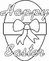 Easter Coloring Pages Happy Print sketch template