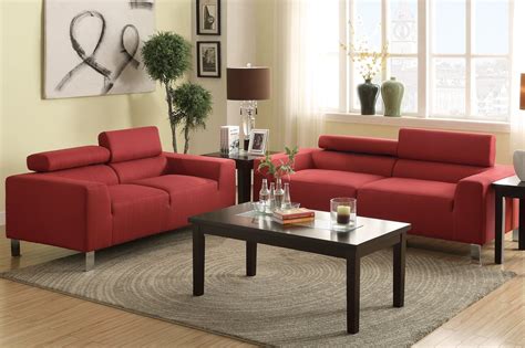 red fabric sofa  loveseat set steal  sofa furniture outlet los