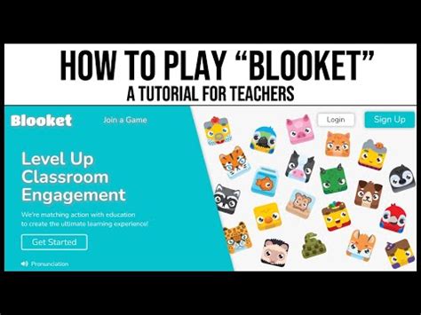 play blooket teacher tutorial game based learning tutorial