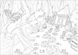 Tales Grimm Fiabe Colorare Adultos Adulti Hansel Albanysinsanity sketch template