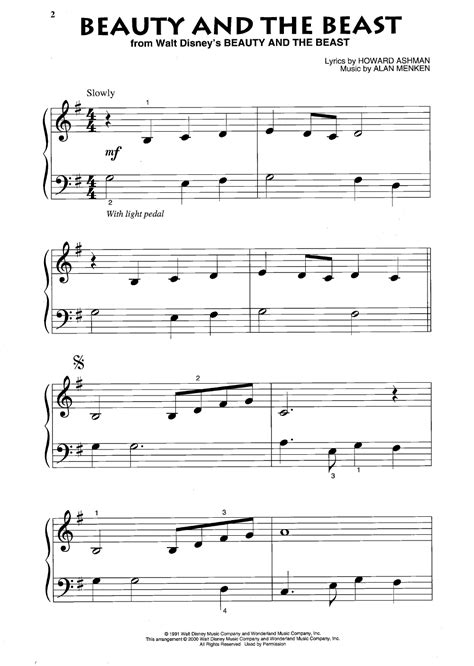 simple piano songs sheet