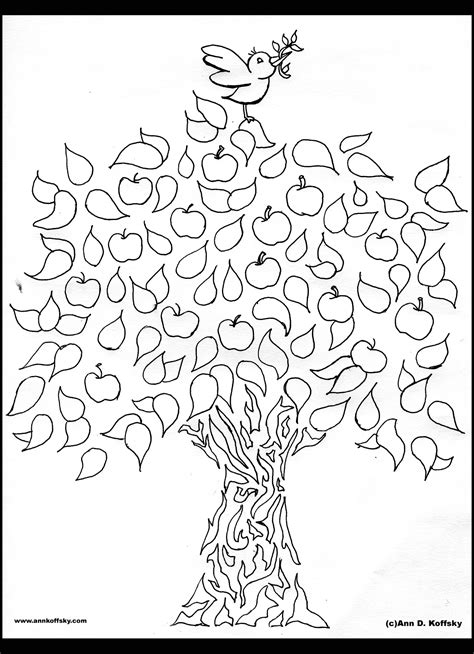 tu bshevat coloring pages  jewish lady