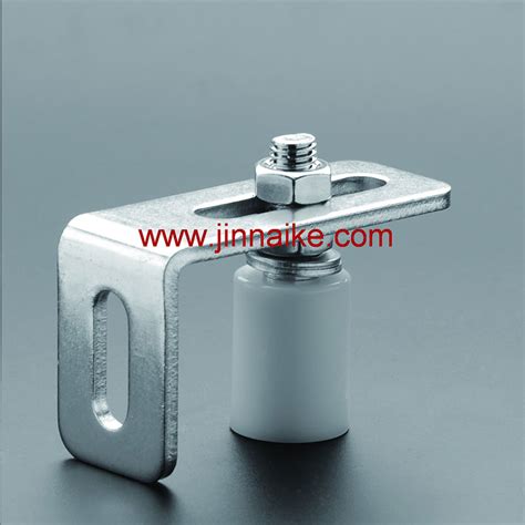 guide bracket  white nylon roller suppliers factory jiaxing jinnaike hardware products