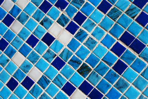 blue mosaic stock image image  ceramic crafted colours