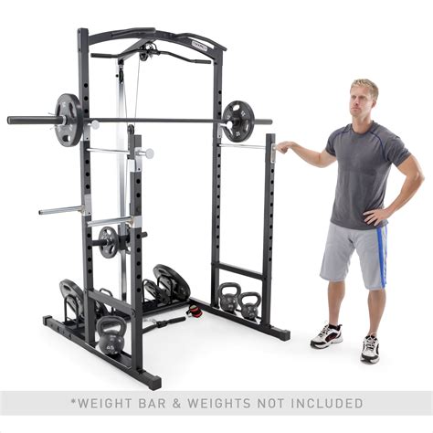 Marcy Home Gym Cage System Workout Station For Weightlifting