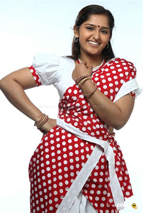 Redwine Malayalam Glamourus Sanusha In Saree Mallu South