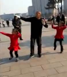 man does dance routine with girls in hong kong daily