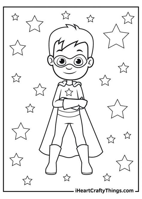 superhero coloring pages updated
