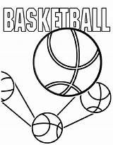 Coloring Pages Basketball Sports Printable Teams Sport Print Color Team Basketballs Getcolorings Size sketch template