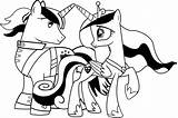 Ponyville Ponies Pony Coloringtop sketch template