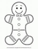 Coloring Gingerbread Man Pages Story Color Number Popular sketch template