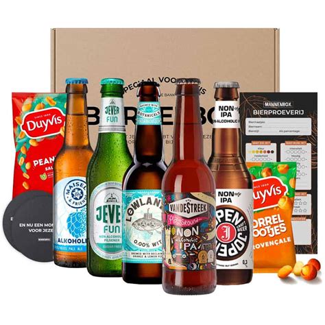 alcoholvrij bierpakket cadeau geven met snacks proefformulieren