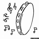 Tambourine Coloring Musical Pages Color Instruments Oboe Kids Thecolor Crafts Preschool Diy Instrument Easy Paper Colouring Musicals Music Gif Their sketch template