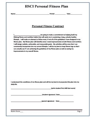 home health care license personal fitness contract