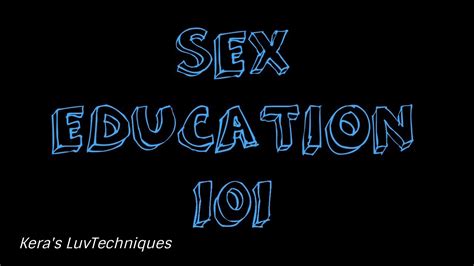 sex education 101 youtube