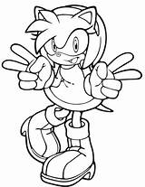 Amy Sonic Coloring Rose Pages Coloriage Boom Printable Dessin Color Imprimer Getcolorings Print Drawing Colorings Template Getdrawings Beautiful Comments Homey sketch template