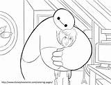 Baymax Abrazando Hiro Dibujosonline sketch template