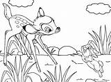Bambi Coloring Pages Thumper Disney Printable Getdrawings Cool2bkids Kids sketch template