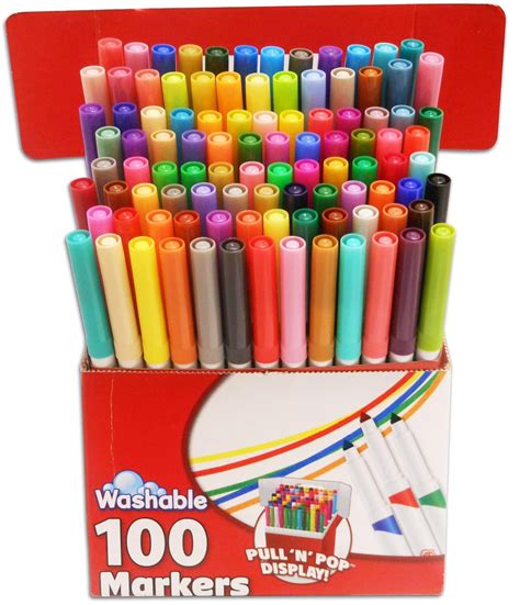 roseart supertip washable markers  assorted colors wa