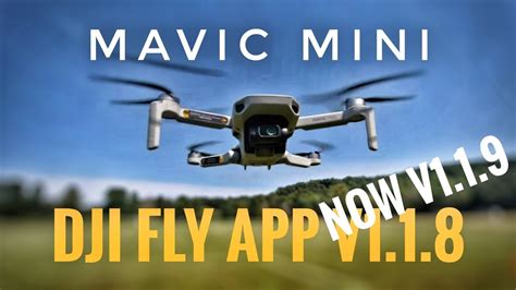 dji mavic mini fly app update version    youtube