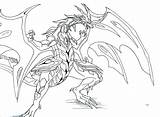Bakugan Drago sketch template