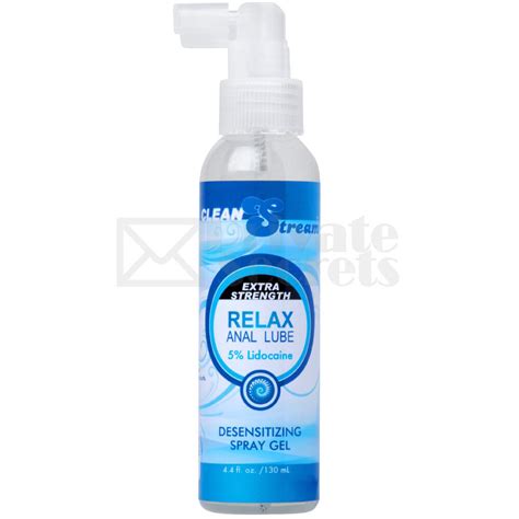 desensitizing spray gel extra strength relax anal lube 5 lidocaine lubricant ebay