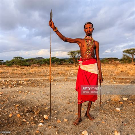 african warrior from samburu tribe central kenya east africa photo