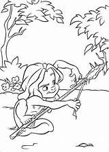 Tarzan Lovers Coloring Disney Young sketch template
