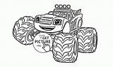 Blaze Coloring Pages Printable Monster Truck Machines Kids Color Print Wuppsy Drawing Marvelous Ausmalbilder Getdrawings Getcolorings Albanysinsanity sketch template