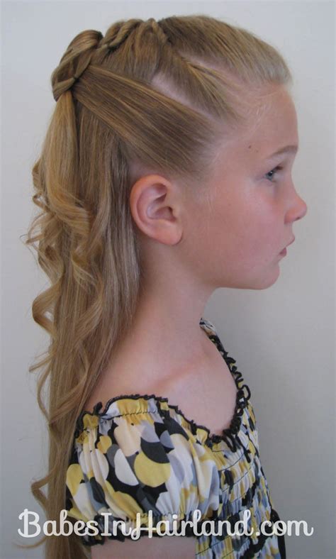 elegant half updo twits and loops 22 babes in hairland