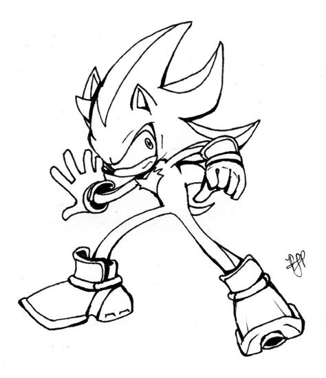sonic  hedgehog shadow coloring pages image search results